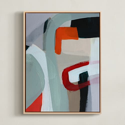 This is a tangerine art with standard by Karyn Denten called meeting place 2