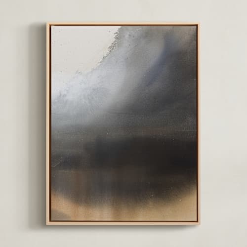 This is a rich brown art with standard by Christa called base of the mountain 2