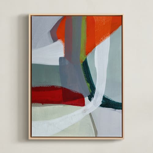 This is a tangerine art with standard by Karyn Denten called meeting place 3