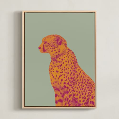 This is a sage art with standard by Zani van Zyl called the pink cat