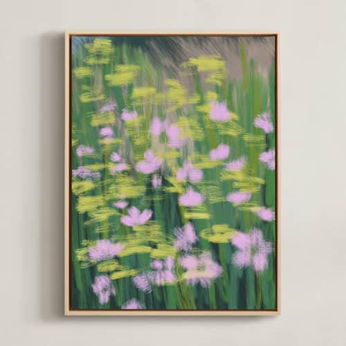 This is a meadow art with standard by Huefete called dancing flowers 2