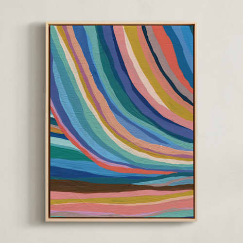 This is a rainbow art with standard by Carrie Moradi called chromatic dream 1