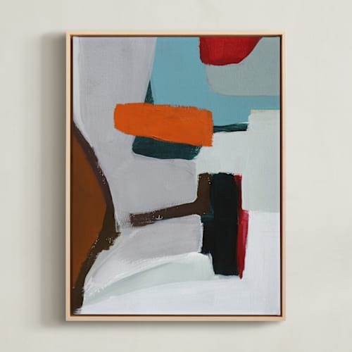 This is a tangerine art with standard by Karyn Denten called meeting place 1