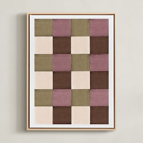 This is a olive art with standard by Baumbirdy called checker