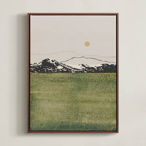 This is a golden sage art with standard by Alisa Galitsyna called quiet horizon