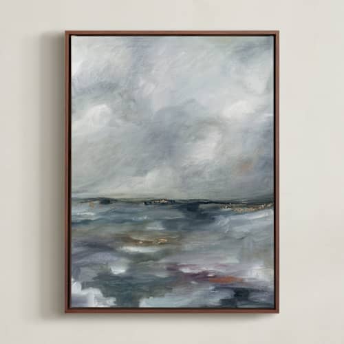 This is a cloud blue art with standard by Nicoletta Savod called le éclat 2
