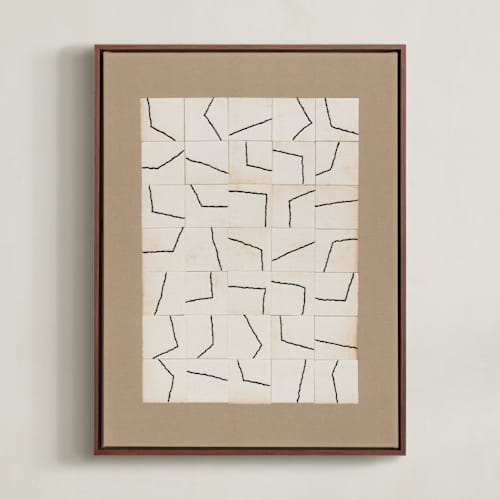 This is a antique linen art with standard by Alisa Galitsyna called irregular structure
