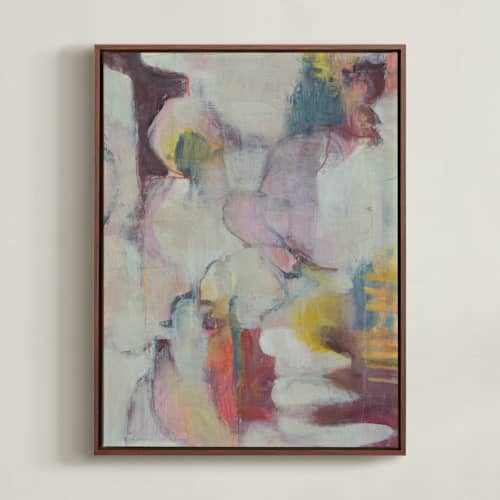 This is a warm whites and shades art with standard by Lenay Hughes called moment 1
