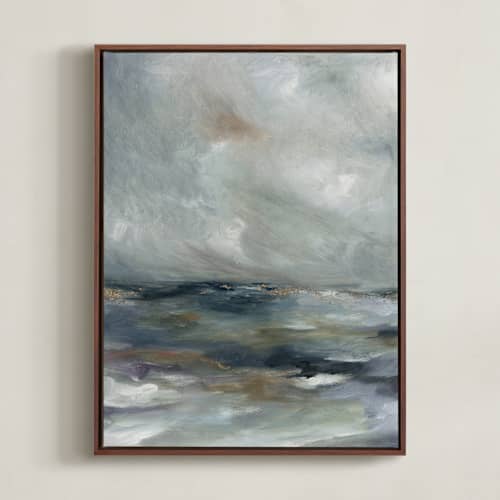 This is a cloud blue art with standard by Nicoletta Savod called le éclat 1