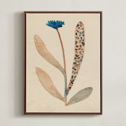 This is a glacier blue art with standard by Alisa Galitsyna called dream garden blooms 1