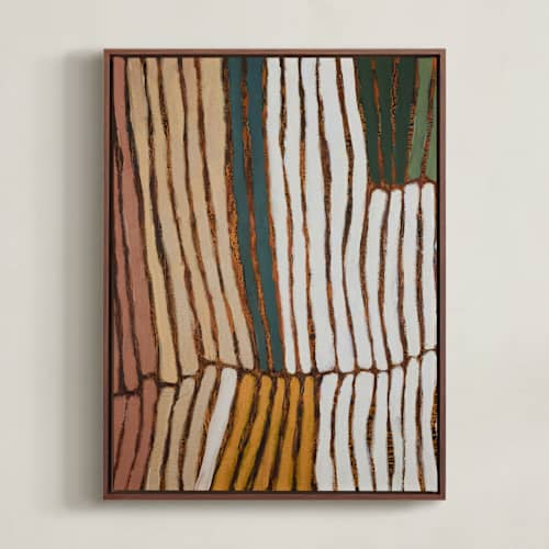 This is a ocean art with standard by Wendy Keller called rows 2
