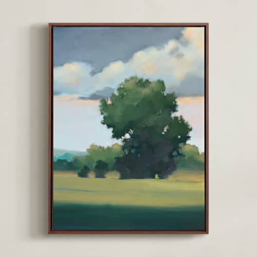 This is a field art with standard by Stephanie Goos Johnson called bright and early 1