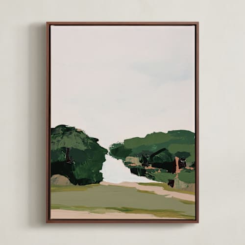 This is a green art with standard by Caryn Owen called california oak woodlands 2