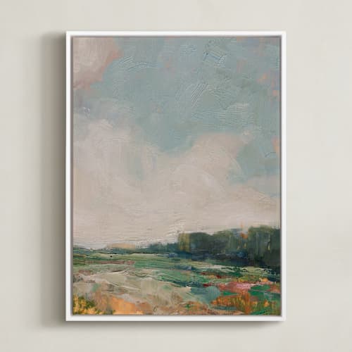 This is a grass green art with standard by Wendy Keller called flower meadow 2