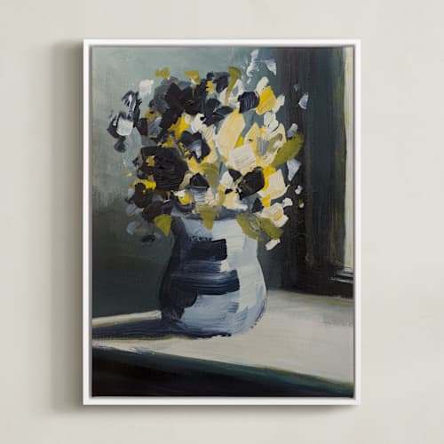 This is a dandelion art with standard by Jen Florentine called a floral mood