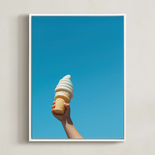 This is a cyan blue art with standard by DENiSE CREW. called in frosties we trust