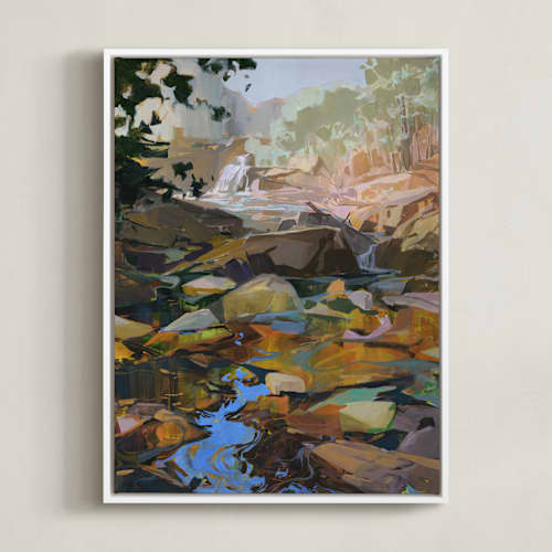 This is a ochre art with standard by Jess Franks called hold that thought
