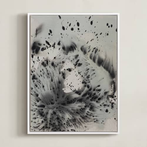 This is a green grey art with standard by Christa called phoenix