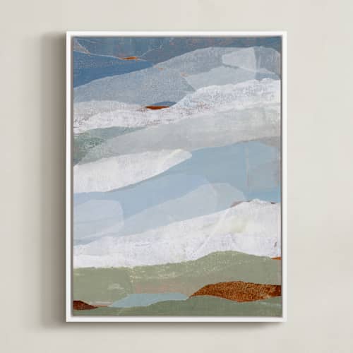 This is a moss art with standard by Roberta Hoiness Art called calling me home ii