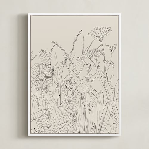 This is a sand art with standard by Catilustre called field of wild flowers ii