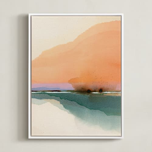 This is a orange art with standard by Shina Choi called orange sunset scenery 2