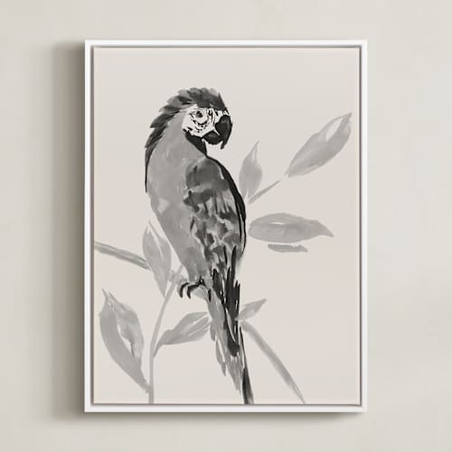 This is a sand art with standard by Teju Reval called tropical birds i