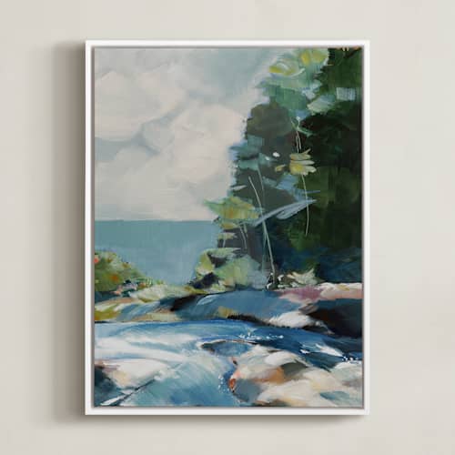 This is a alcove blue art with standard by AlisonJerry called blue alcove