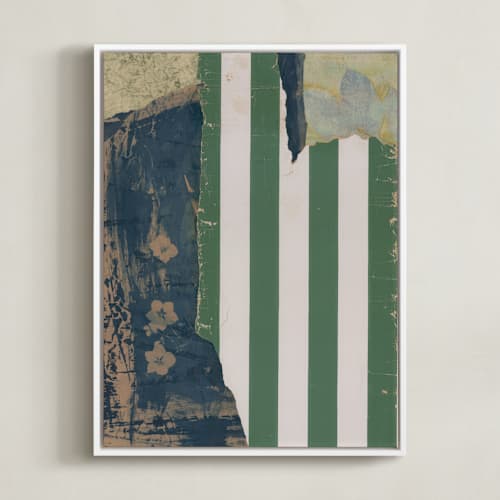 This is a fern green art with standard by Erin McCluskey Wheeler called the garden room