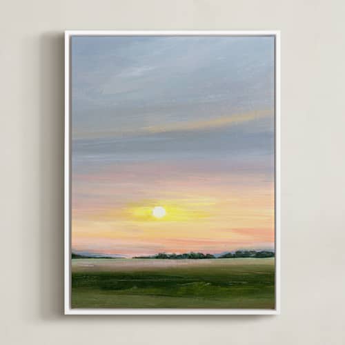 This is a sunset art with standard by Nicole Walsh called summer glow ii