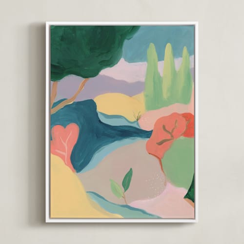 This is a apricot art with standard by Lindsay Megahed called interlude ii