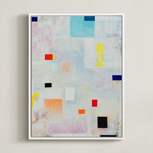 This is a multi-colored art with standard by Elle Youm called rhythm of color