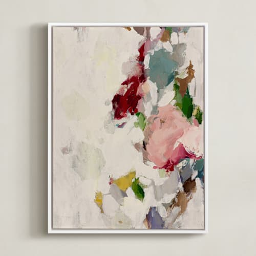 This is a rose art with standard by Wendy Keller called flower market ii