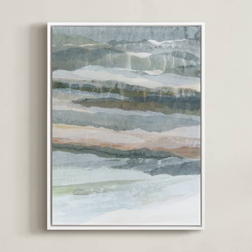 This is a dove grey art with standard by Lara Eckerman called glowing frost ii