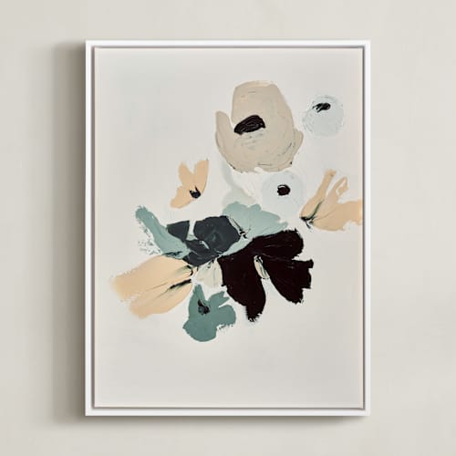 This is a light blue art with standard by Caryn Owen called windswept diptych 2