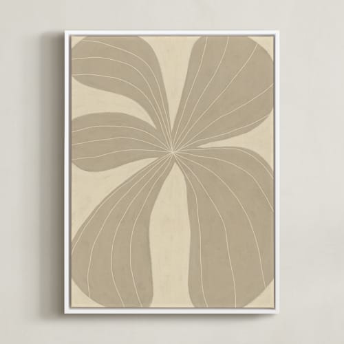 This is a sand beige art with standard by Alisa Galitsyna called beige flower