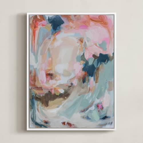 This is a lagoon art with standard by Marissa DeCinque called winds of change