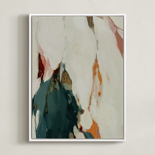 This is a warm grey art with standard by Wendy Keller called winter thaw no. 1