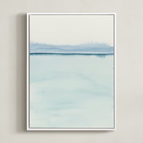 This is a powder blue art with standard by Emily Magone called playa two