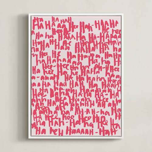This is a rose art with standard by Kate Roebuck called ha-ha-ha-ha