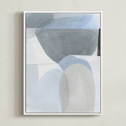 This is a soft blues art with standard by Ashleigh Ninos called construct 3