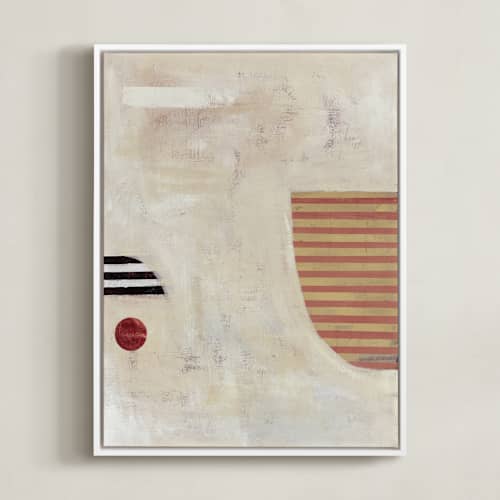 This is a cream art with standard by Keren Toledano called drop the ball