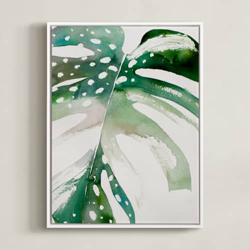 This is a monstera green art with standard by jinseikou called begonia monsteras
