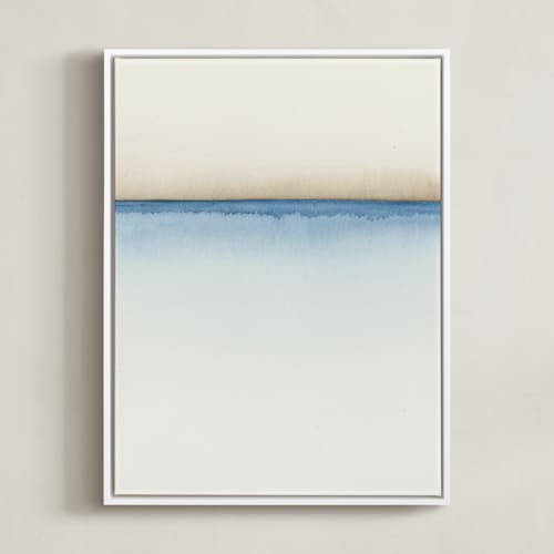 This is a nautical blue art with standard by Emily Magone called playa one