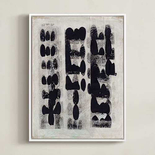 This is a india ink art with standard by Lorent and Leif called domino effect