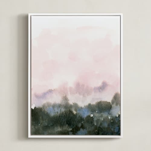 This is a forest art with standard by Lindsay Megahed called wake iii