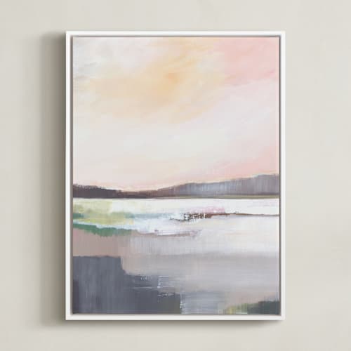 This is a earth art with standard by AlisonJerry called sunrise in white