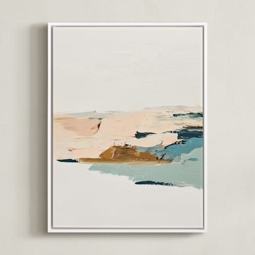 This is a shell art with standard by Caryn Owen called come ashore
