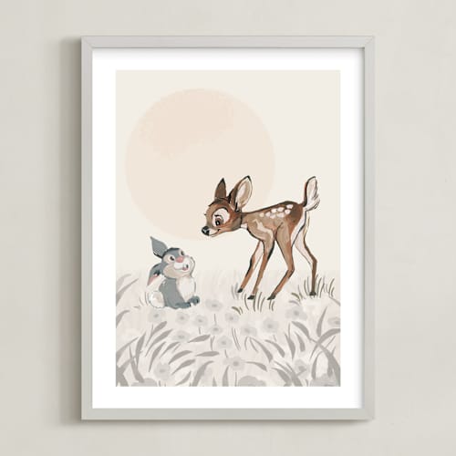 This is a fawn disney art with standard by Teju Reval called bambi