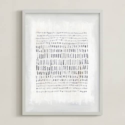 This is a chalk and charcoal art with standard by Khara Ledonne called weaving toward one another