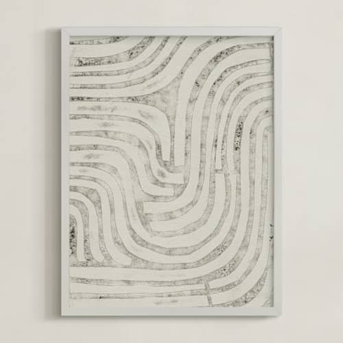 This is a fog grey art with standard by Alisa Galitsyna called maze